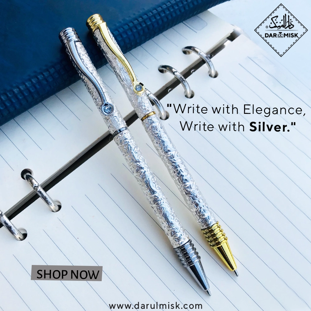 Premium Silver Luxury Pen | Balpoint | Handmade