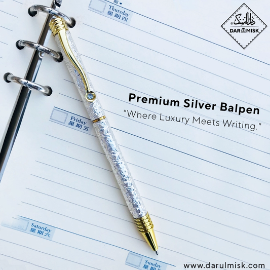 Premium Silver Luxury Pen | Balpoint | Handmade