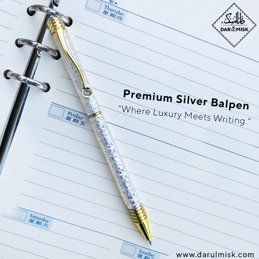 Premium Silver Luxury Pen | Balpoint | Handmade