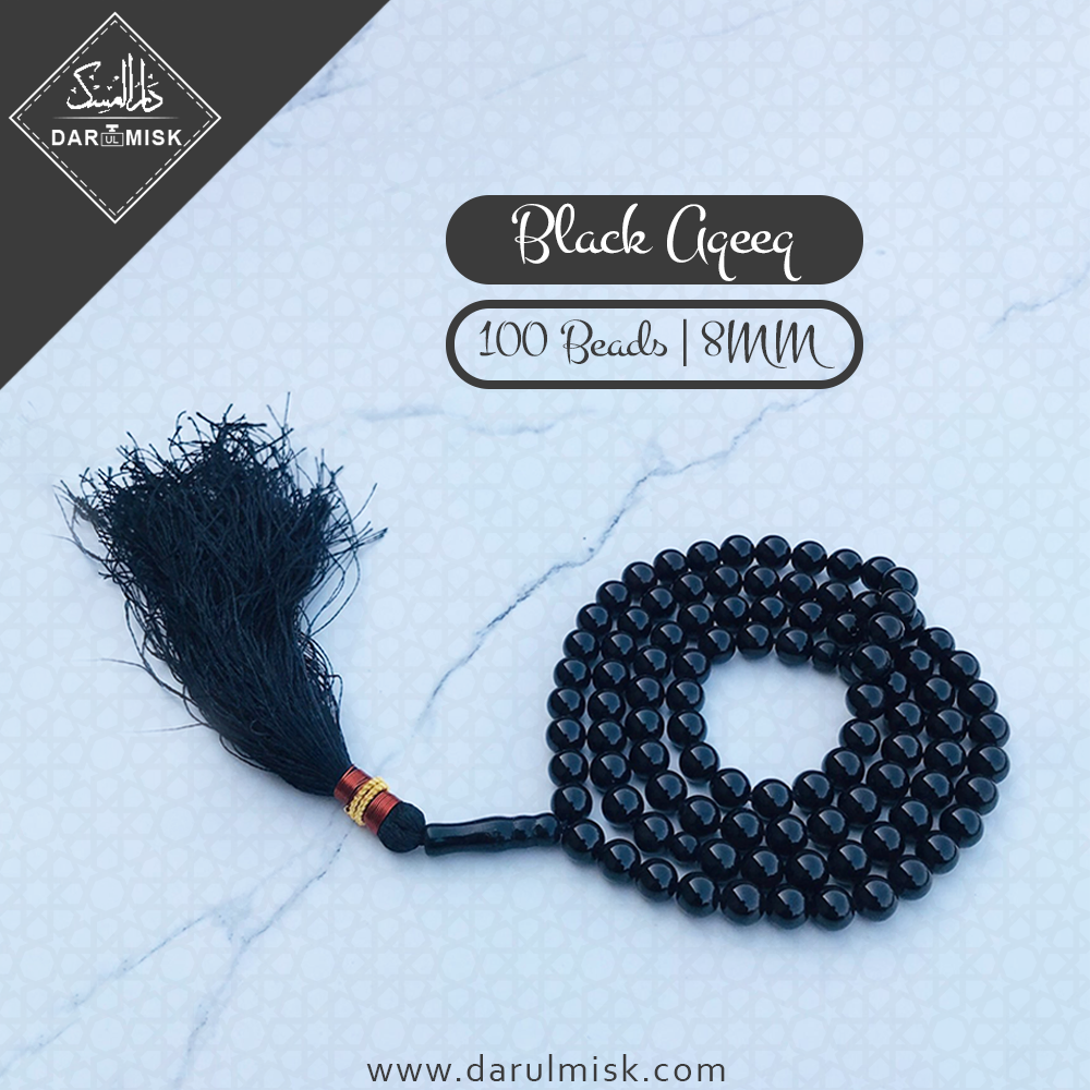 Black Aqeeq Tasbih