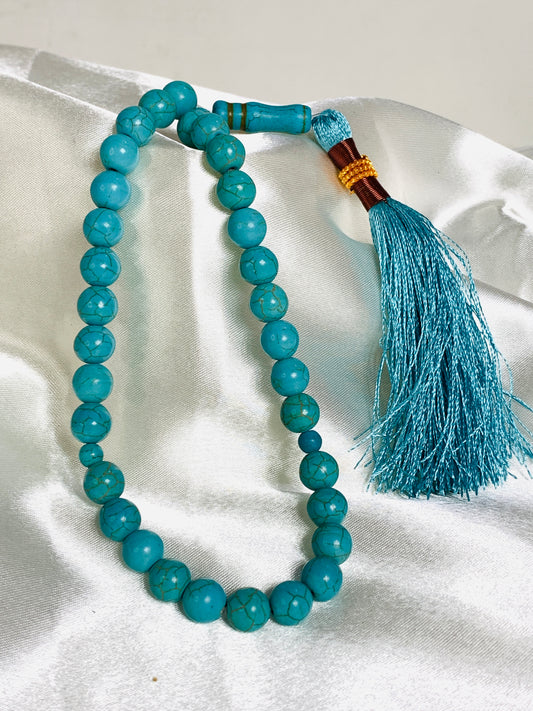 Feroza Tasbih - Elegant Feroza-Style Islamic Prayer Beads