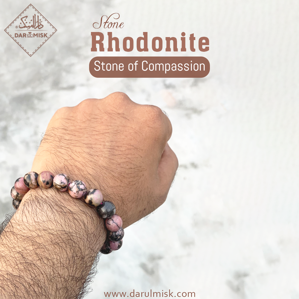 Natural Rhodonite Stone Bracelet