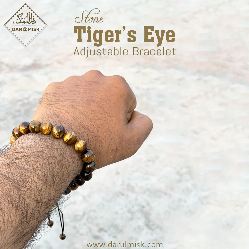 Tiger Eye Stone (Adjustable Beads Bracelet)