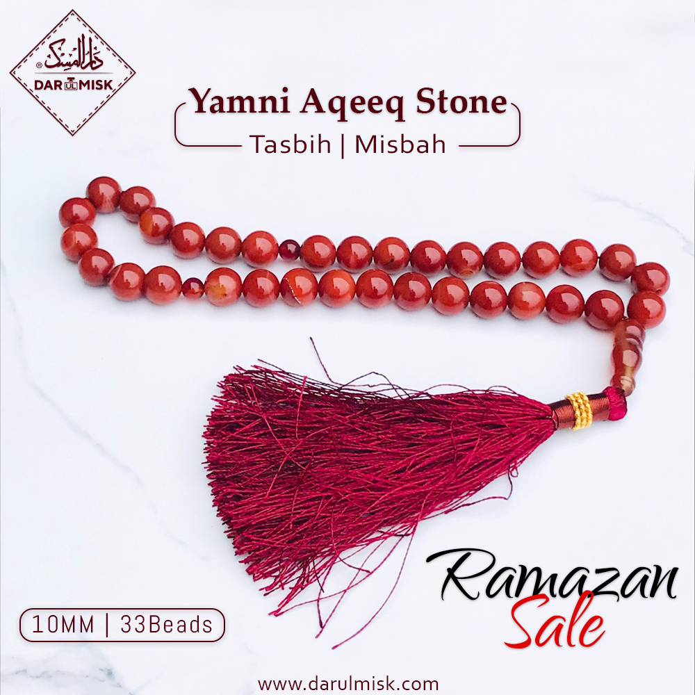 Yamni Aqeeq Stone Tasbih