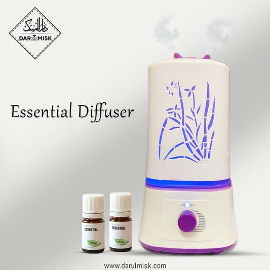 Premium Essential Diffuser  + 2 FREE Essential Oils