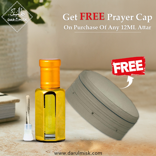 Buy 12ML Attar Get FREE Any Prayer Cap